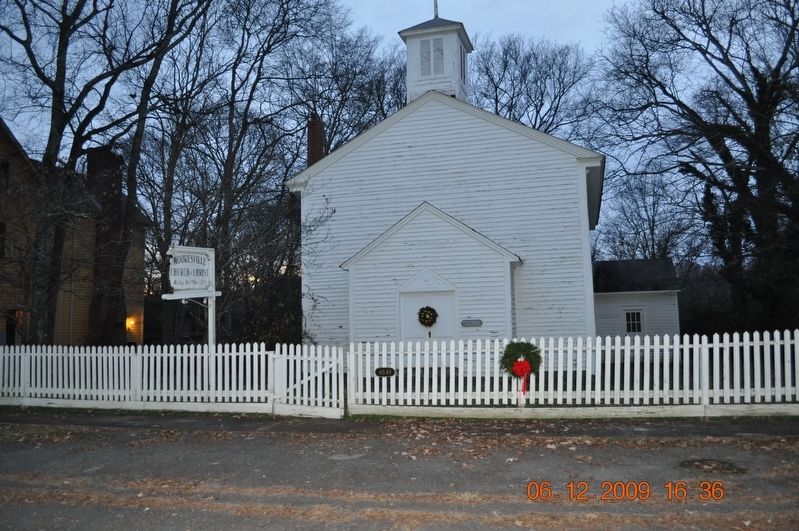 Church of Christ Built in 1854 image. Click for full size.
