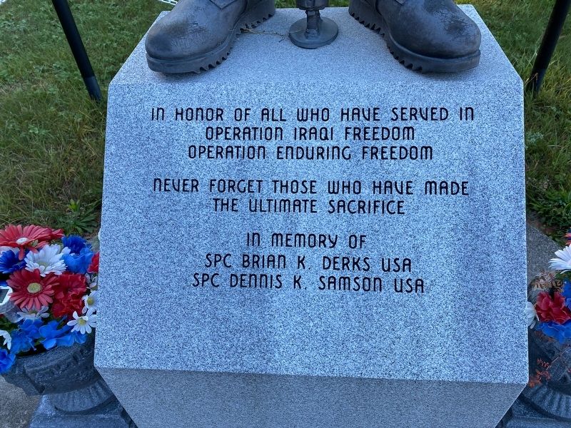 American Legion Post 381 Veterans Memorial image. Click for full size.