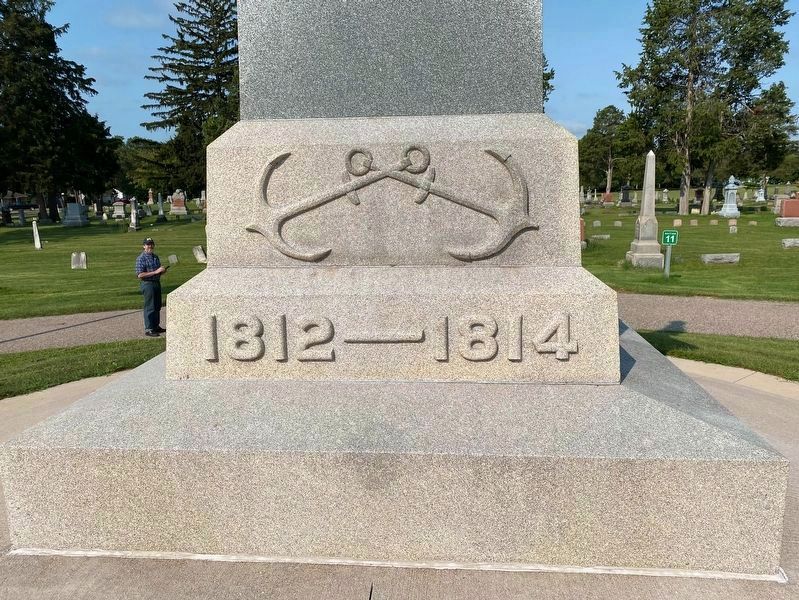 War of 1812 (facing east) image. Click for full size.