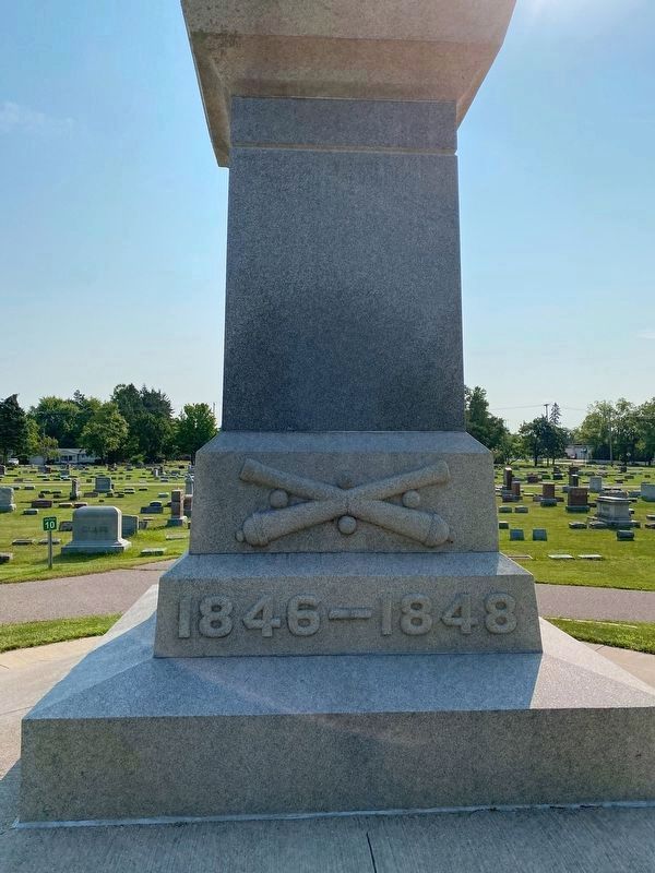 Mexican-American War (facing east) image. Click for full size.