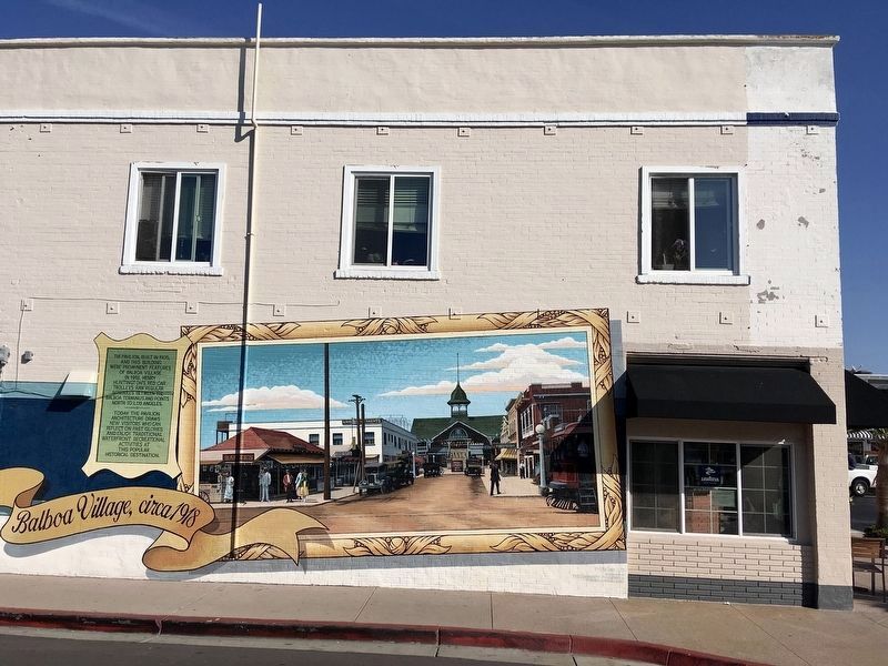 Balboa Village Marker. Click for full size. Balboa Village Marker image. Click for full size.
