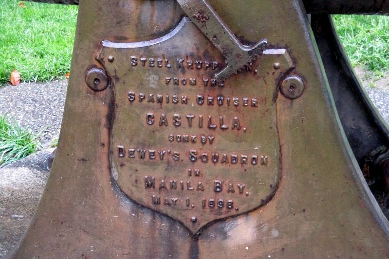 Steel Krupp Gun Marker image. Click for full size.