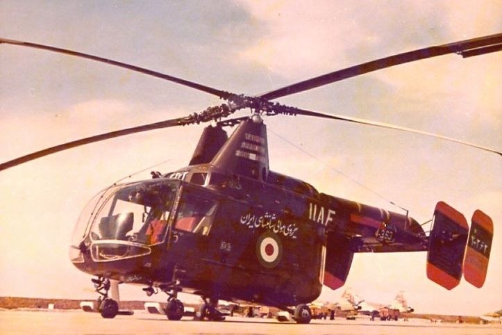 One of 12 HH-43 Huskies acquired by Imperial Iranian Air Force in 1965 image. Click for full size.