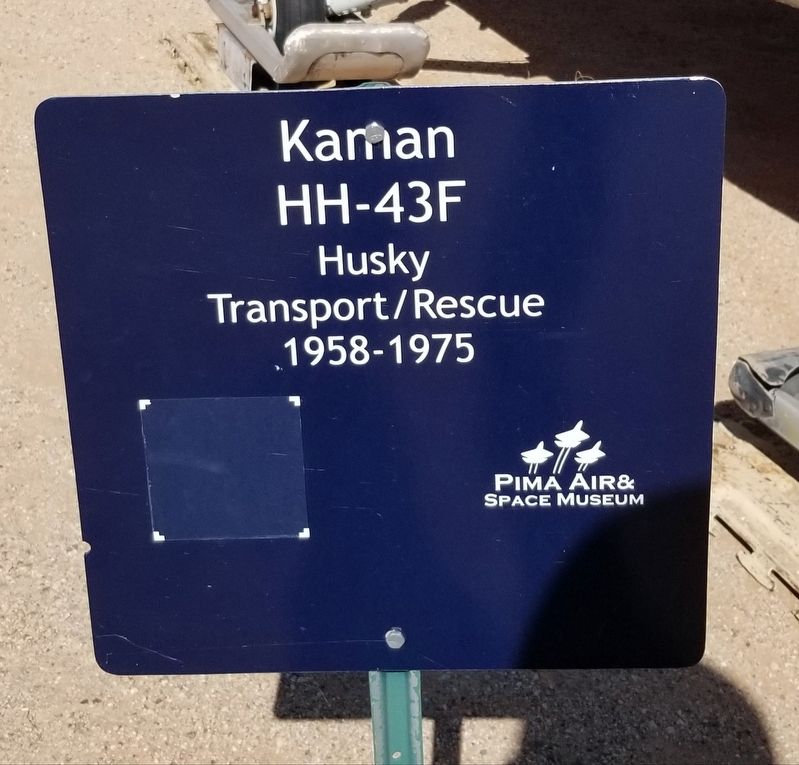 Kaman HH-43F Husky Marker image. Click for full size.