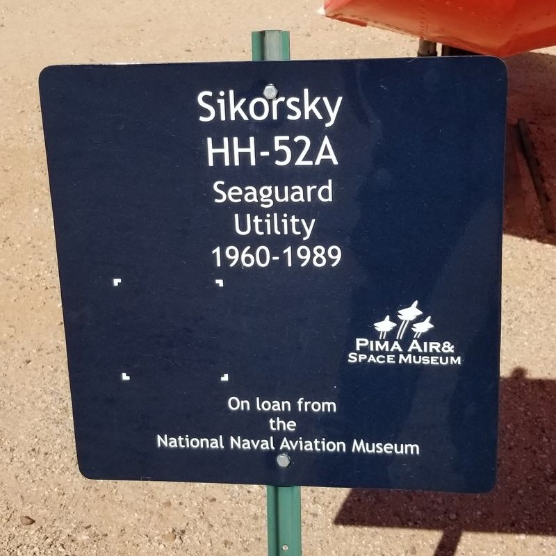 Sikorsky HH-52A Seaguard Marker. Click for full size. Sikorsky HH-52A Seaguard Marker image. Click for full size.