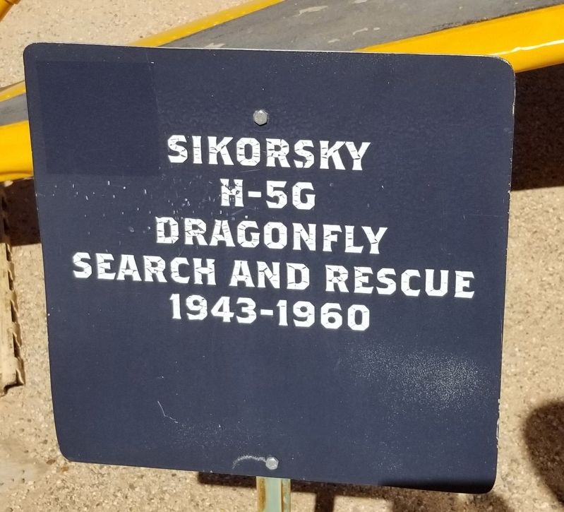 Sikorsky M-5G Dragonfly Marker. Click for full size. Sikorsky M-5G Dragonfly Marker image. Click for full size.