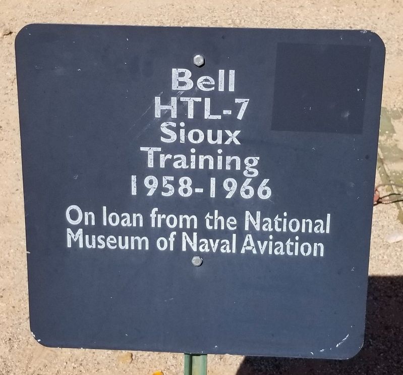 Bell HTL-7 Sioux Marker. Click for full size. Bell HTL-7 Sioux Marker image. Click for full size.