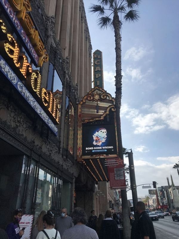 El Capitan Theatre Marker. Click for full size. El Capitan Theatre Marker image. Click for full size.