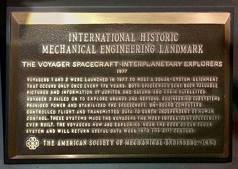 Voyager Spacecraft Marker image. Click for full size.