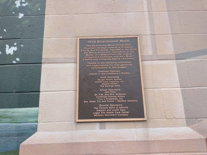 2010 Bicentennial Mural Plaque image. Click for full size.
