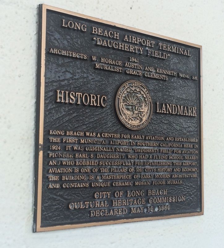 Long Beach Airport Terminal Marker image. Click for full size.