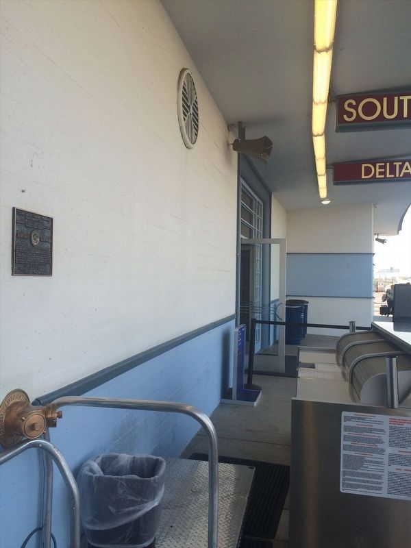 Long Beach Airport Terminal Marker. Click for full size. Long Beach Airport Terminal Marker image. Click for full size.