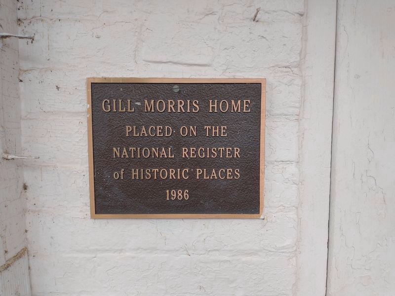 Gill Morris Home Marker image. Click for full size.