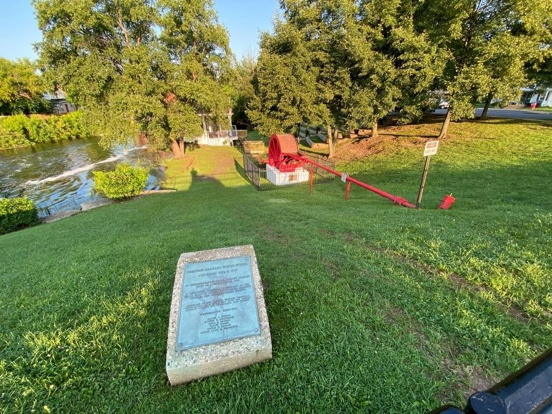 Preston Bradley Water Wheel Marker image. Click for full size.