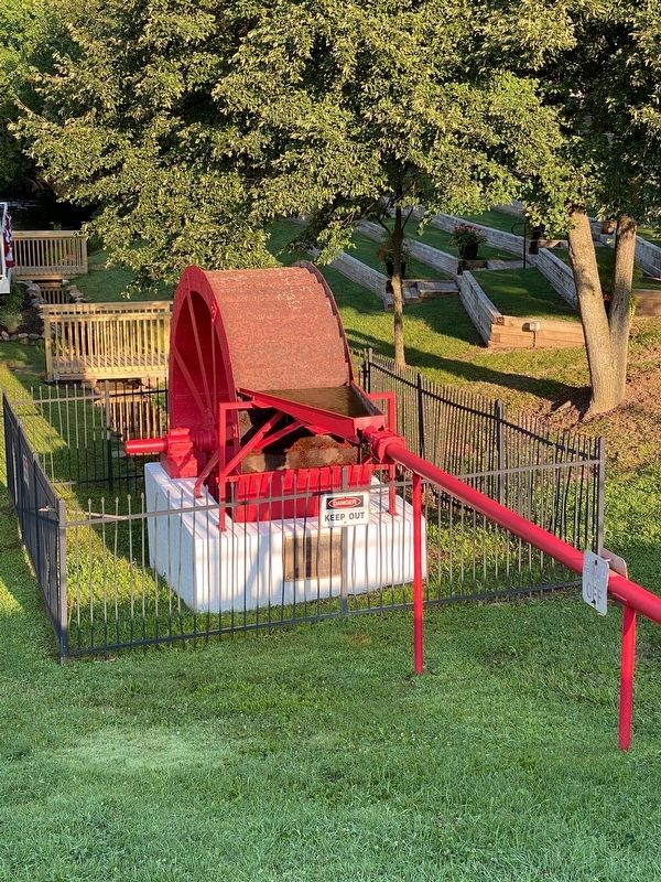 Preston Bradley Water Wheel image. Click for full size.