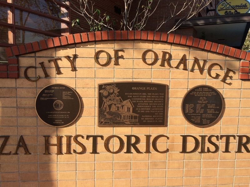 Orange Plaza Marker image. Click for full size.