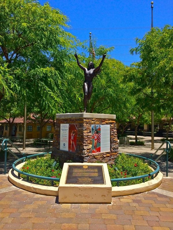 Florence "Flo-Jo" Joyner Memorial. Click for full size. Florence "Flo-Jo" Joyner Memorial image. Click for full size.