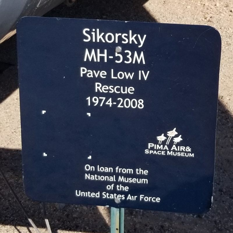 Sikorsky MH-53M Pave Low IV Marker image. Click for full size.
