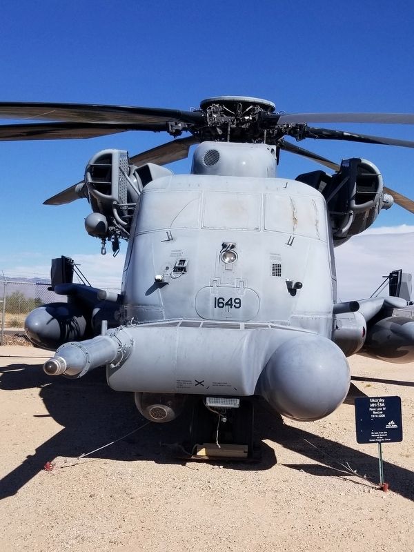 The front view of the Sikorsky MH-53M Pave Low IV and Marker image. Click for full size.