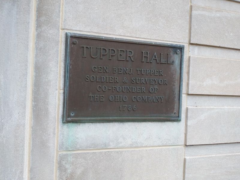 Tupper Hall Marker image. Click for full size.