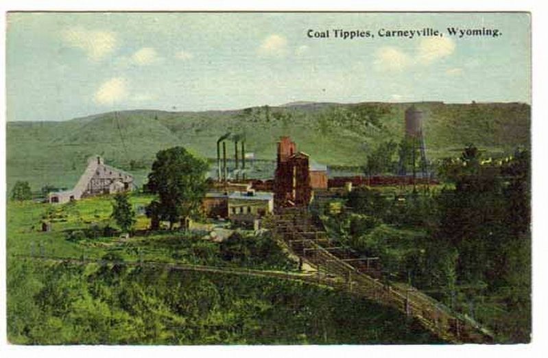Coal Tipple, Carneyville, Wyoming. Click for full size. Coal Tipple, Carneyville, Wyoming image. Click for full size.