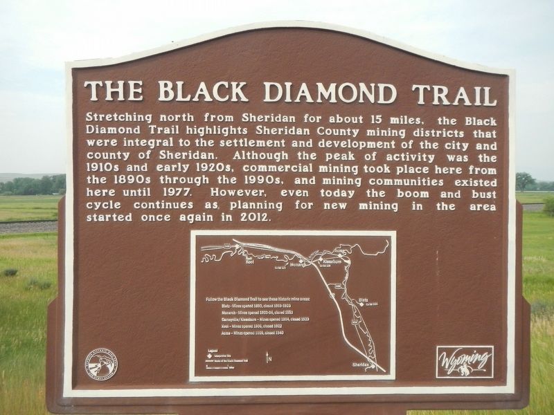 The Black Diamond Trail Marker image. Click for full size.