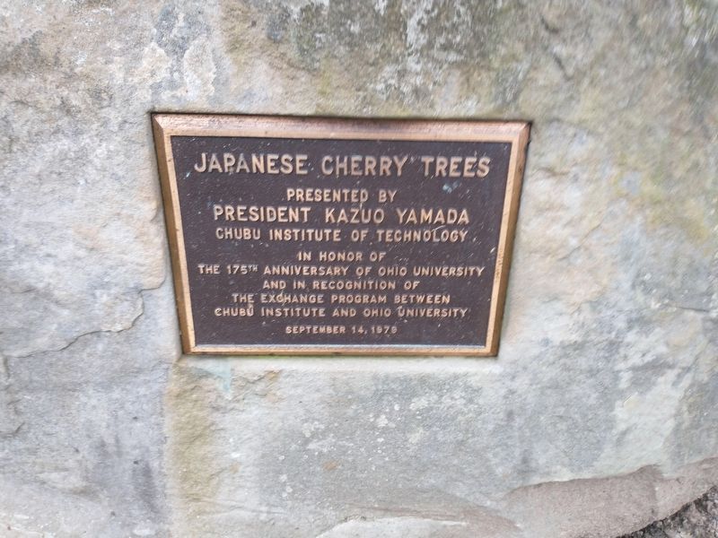 Japanese Cherry Trees Marker image. Click for full size.