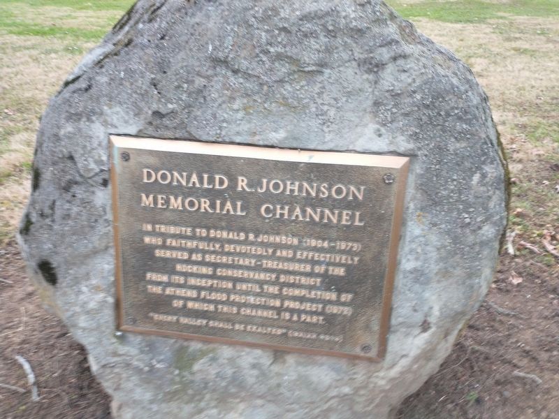Donald R. Johnson Memorial Channel Marker image. Click for full size.