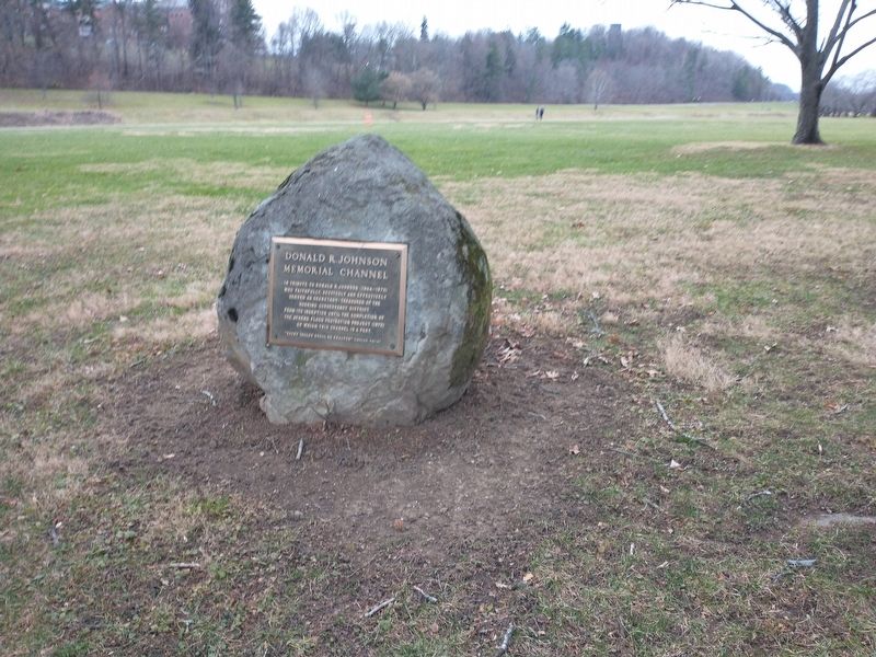 Donald R. Johnson Memorial Channel Marker image. Click for full size.