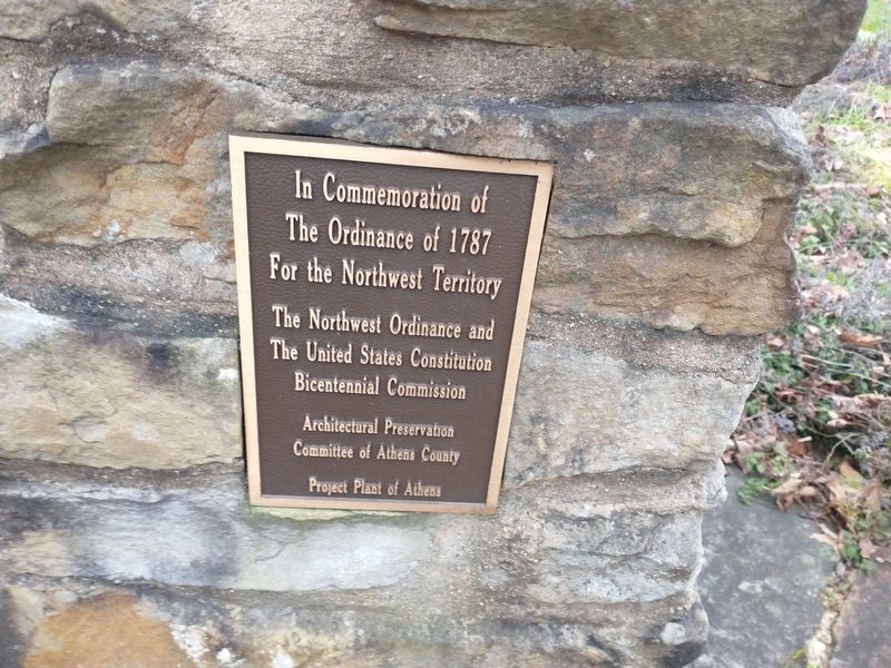 The Ordinance of 1787 Marker. Click for full size. The Ordinance of 1787 Marker image. Click for full size.