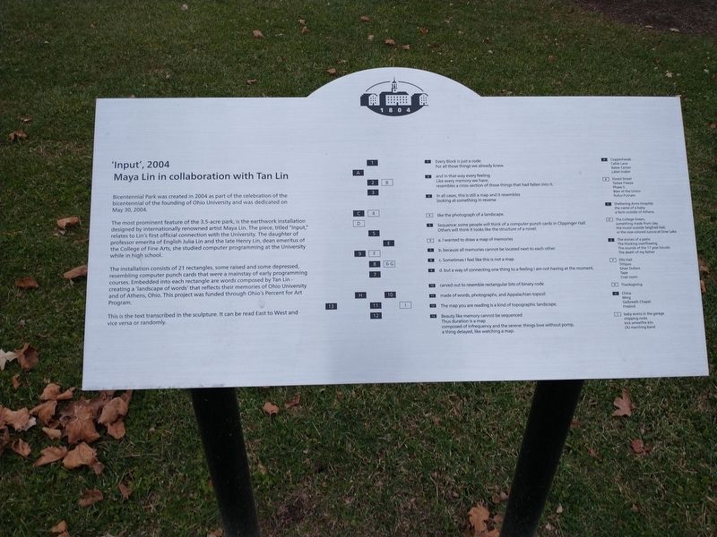 'Input' Marker image. Click for full size.