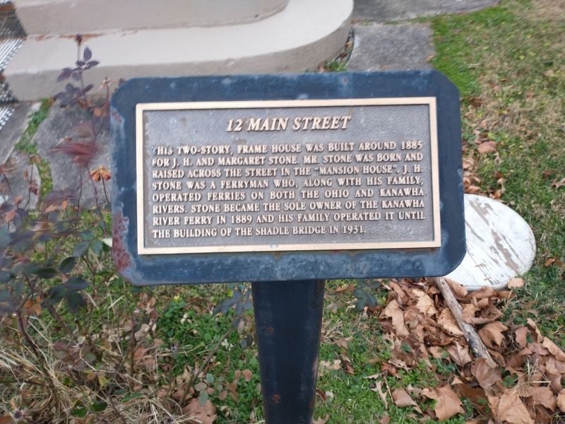 12 Main Street Marker image. Click for full size.