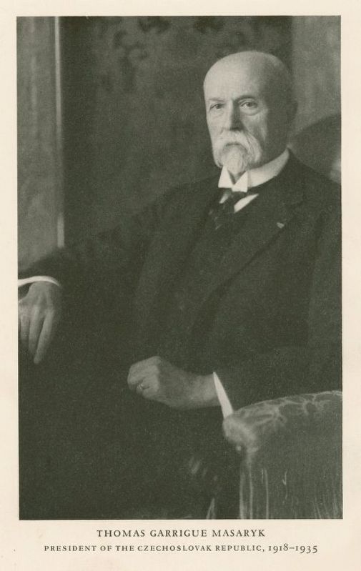 <i>Thomas G. Masaryk, President of Czechoslovakia, 1918-1935</i> image. Click for full size.