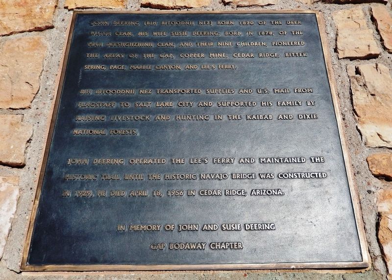 John Deering Marker. Click for full size. John Deering Marker image. Click for full size.