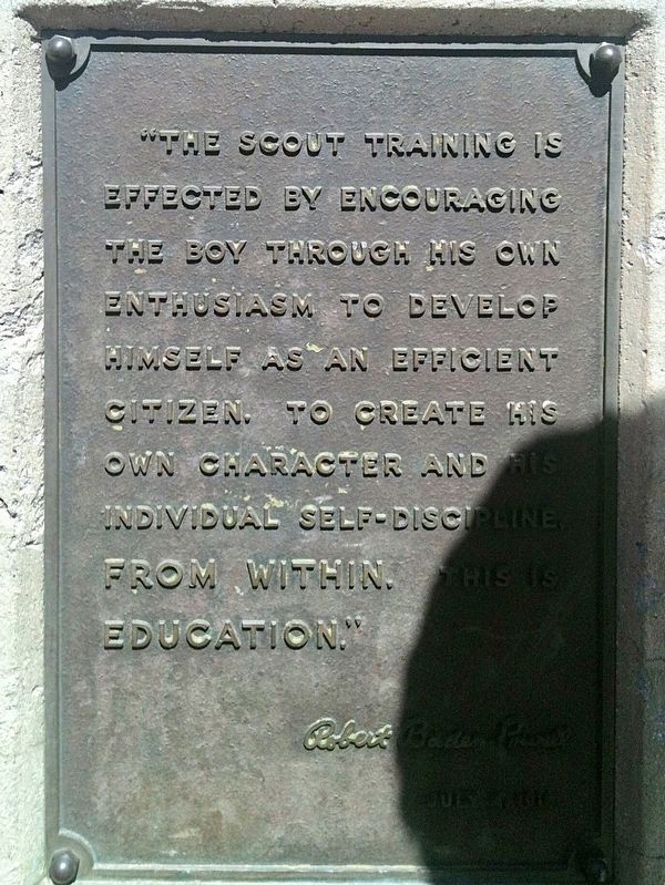 Mount Baden-Powell Marker. Click for full size. Mount Baden-Powell Marker image. Click for full size.