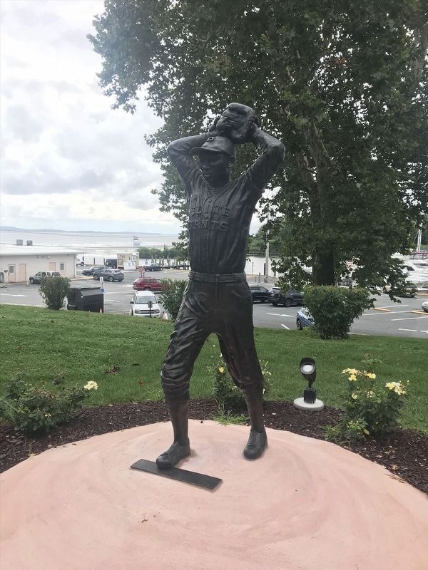 Ernest Burke statue. Click for full size. Ernest Burke statue image. Click for full size.