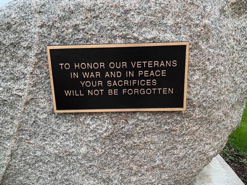 Turner Township Veterans Memorial. Click for full size. Turner Township Veterans Memorial image. Click for full size.