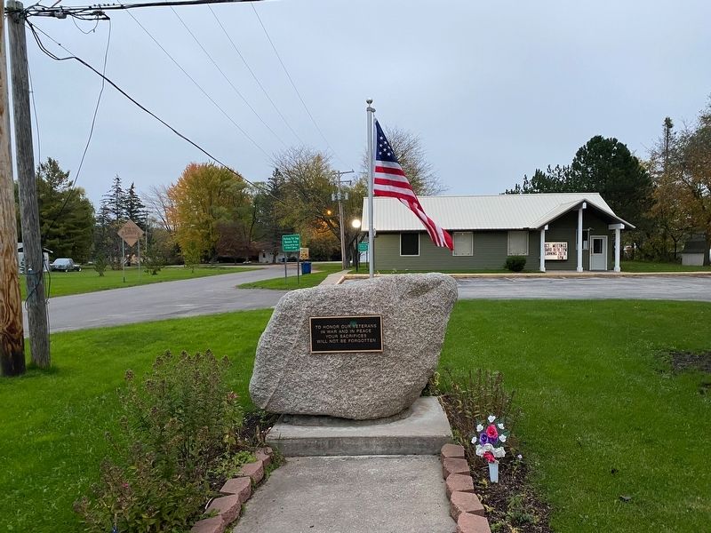 Turner Township Veterans Memorial image. Click for full size.