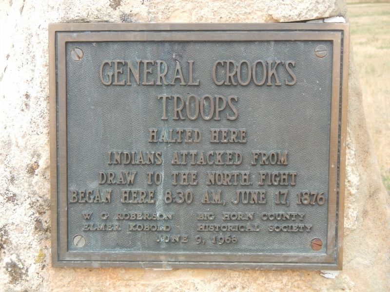 General Crook's Troops Marker image. Click for full size.