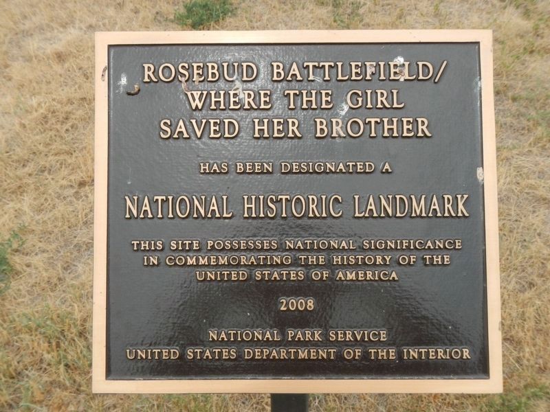 Rosebud Battlefield/Where the Girl Saved Her Brother image. Click for full size.