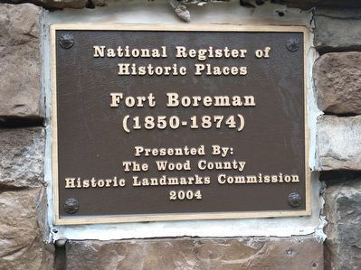 Fort Boreman Marker. Click for full size. Fort Boreman Marker image. Click for full size.