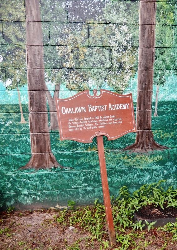 Oaklawn Baptist Academy Marker image. Click for full size.