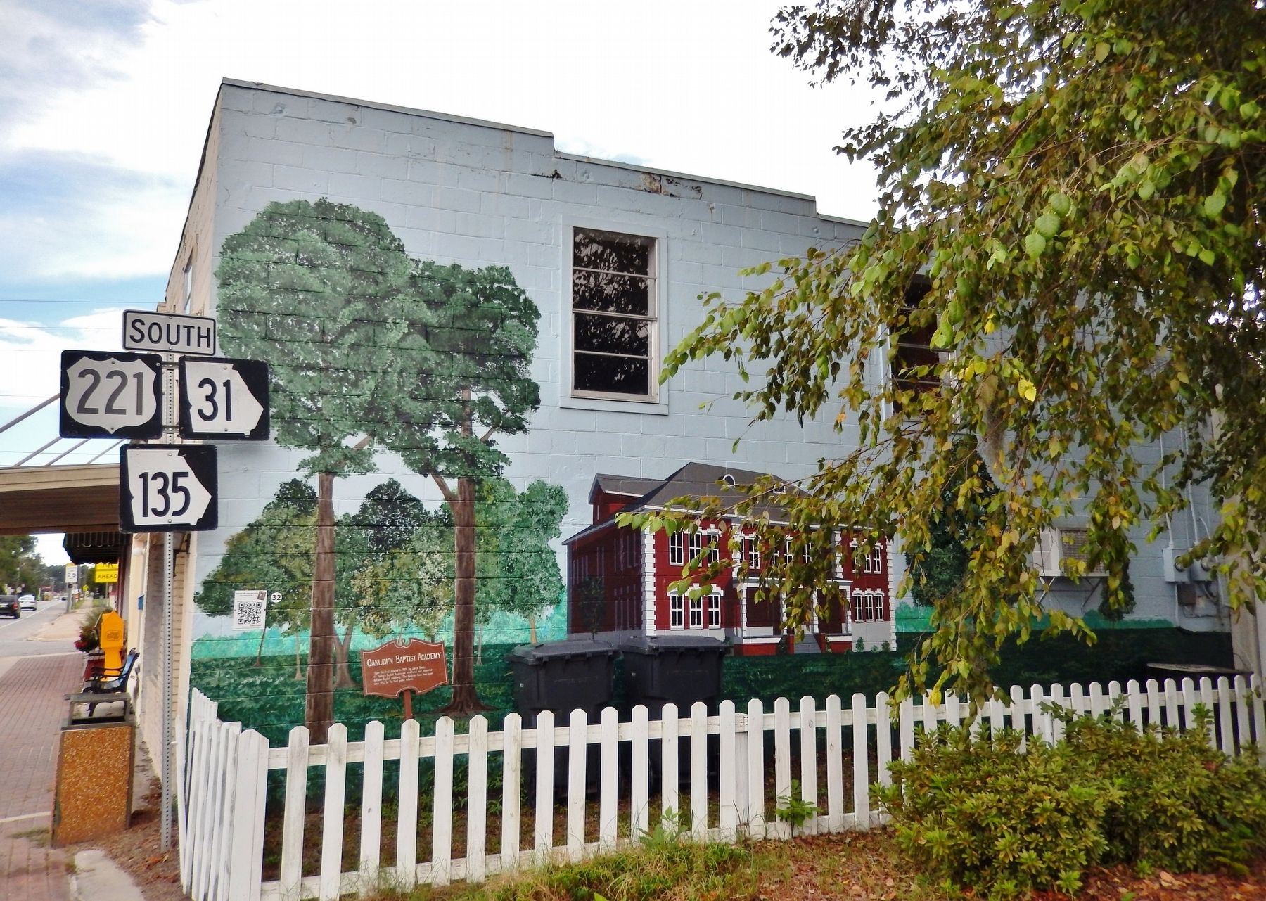 Oaklawn Baptist Academy Mural image. Click for full size.