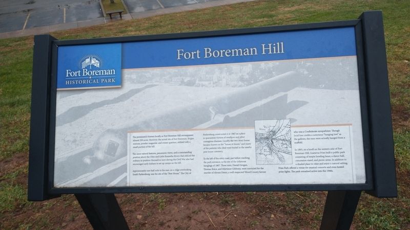 Fort Boreman Hill Marker image. Click for full size.