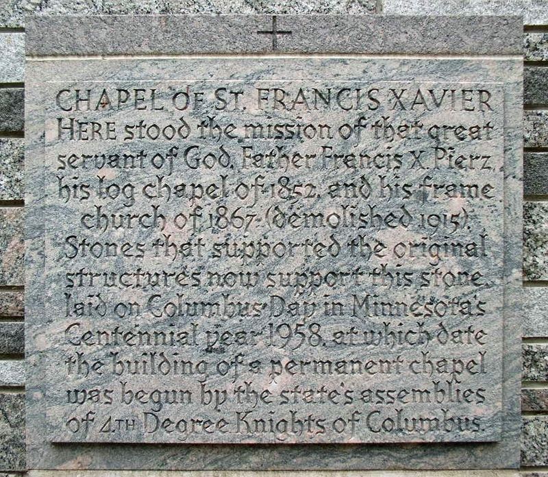 Chapel of St. Francis Xavier Marker image. Click for full size.