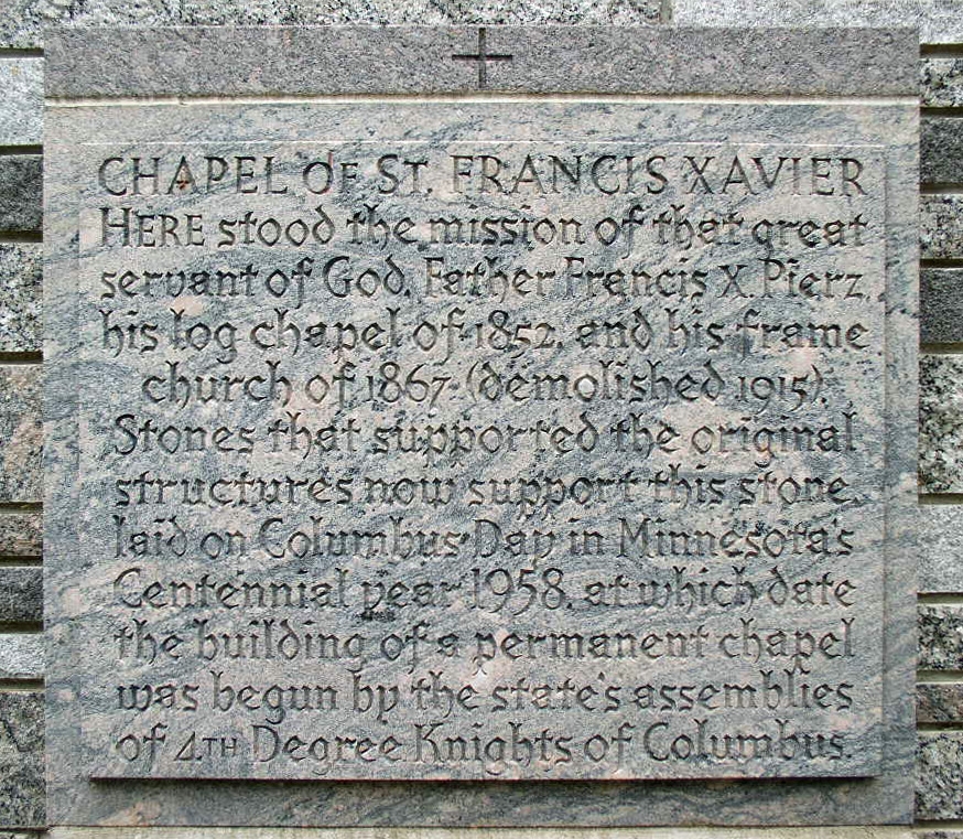 Chapel of St. Francis Xavier Marker
