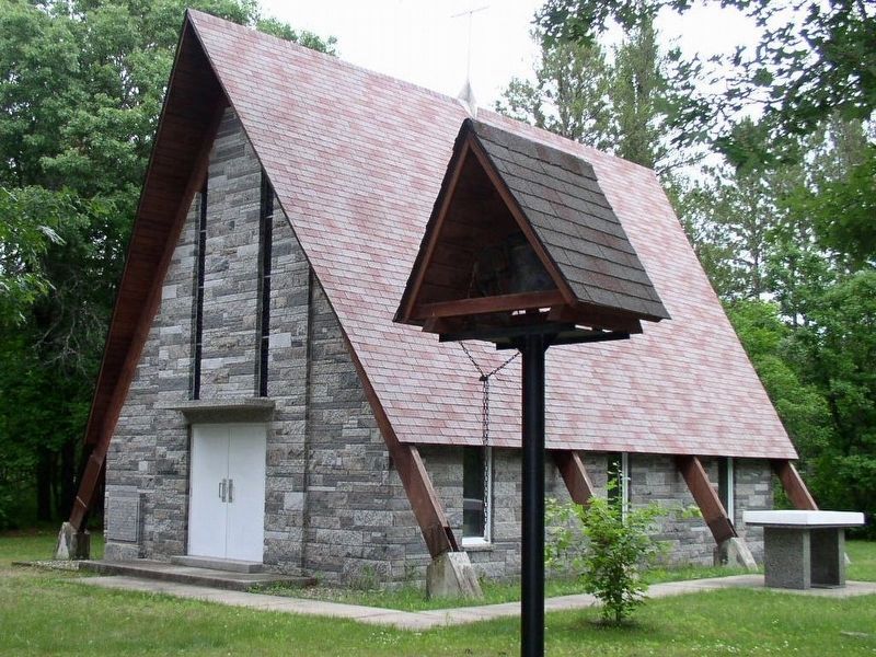 Chapel of St. Francis Xavier and Marker image. Click for full size.
