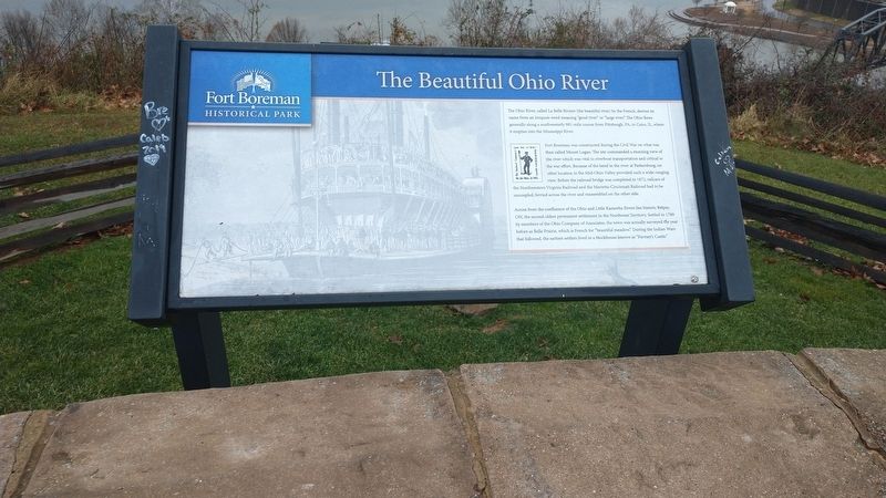 The Beautiful Ohio River Marker image. Click for full size.