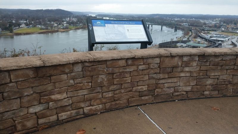 The Beautiful Ohio River Marker image. Click for full size.