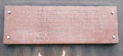 General Thomas Jonathan "Stonewall" Jackson Marker image. Click for full size.